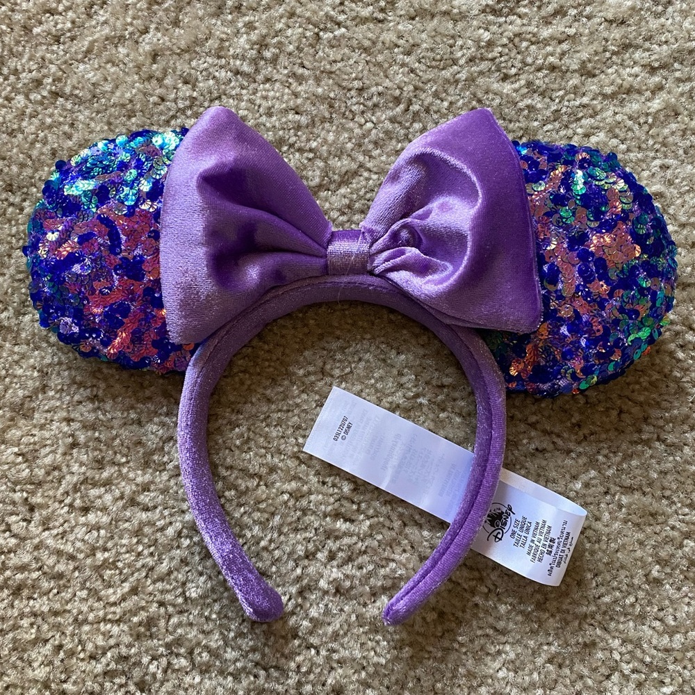 NWT Disney Amethyst Ear Headband